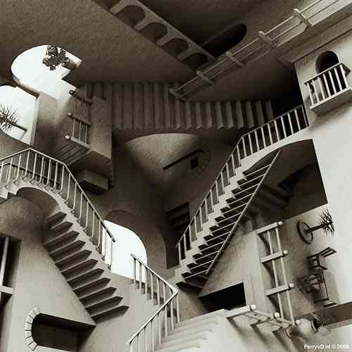 Artwork for infinite staircase