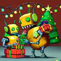 Artwork for 03-Christmas For The Little Robots- Mark Jenkins